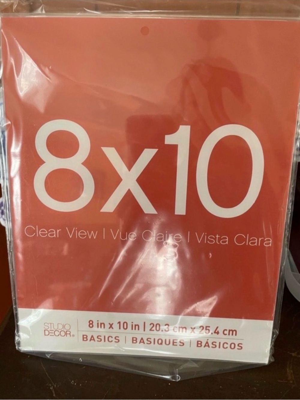 Studio Decor Clear View 8x10 Photo Frame